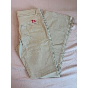 Dickies Crafted for Women Slim Fit Khaki‎ Chino Pants Size 2R Boot cut Workwear